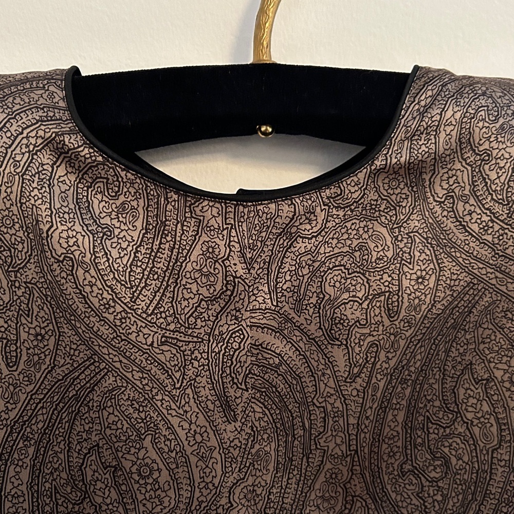 Vintage silk paisley blouse - Picture 3 of 7